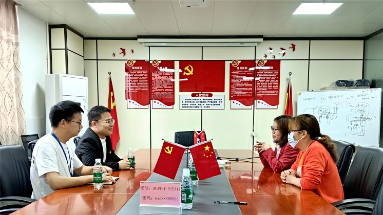 炬神電子黨支部赴萬信達(dá)、郴糧機(jī)開展黨建交流活動